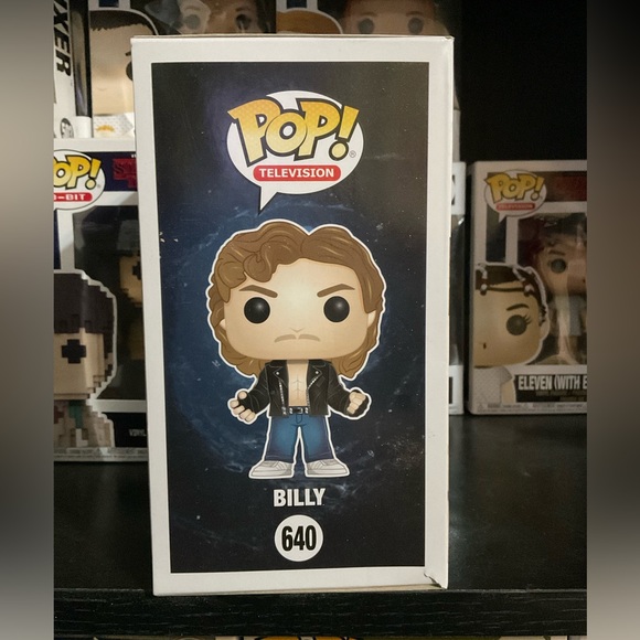NIB STRANGER THINGS BILLY POP FUNKO VAULTED - Picture 2 of 7